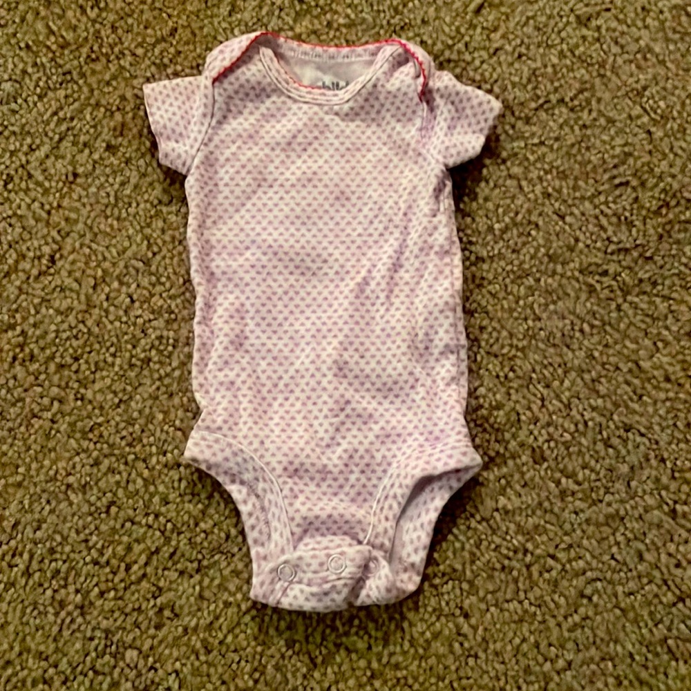 Purple Heart onsie